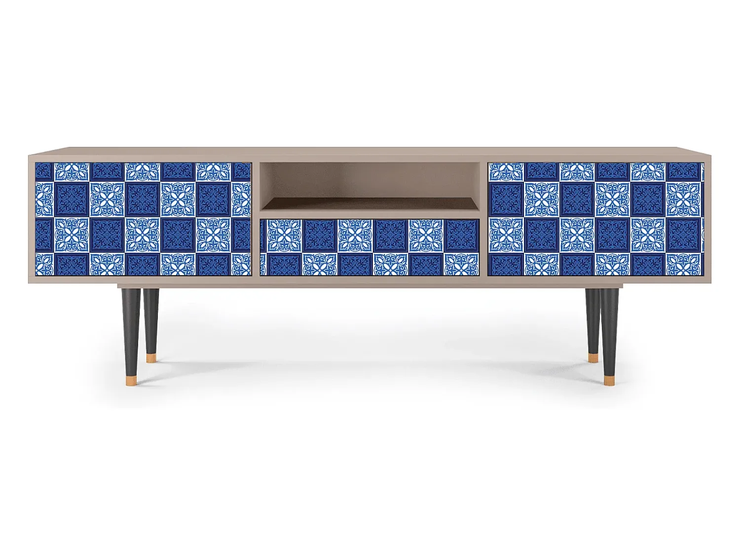 Móvel De Tv* Mueble de TV - 170х59х41 cm - T6 - Light Path, Latte Bege