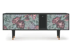 Móvel De Tv| Mueble de TV - 170х69х48 cm - T1 - Light Peonies, Antracite Cinza antracite