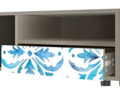 Mueble de TV - 115х59х48 cm - T3 - Lisbon Flover, Areia^ Móvel De Tv