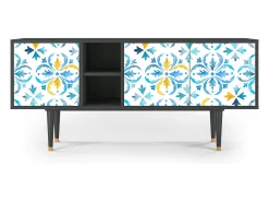 Móvel De Tv| Mueble de TV - 150х69х41 cm - T5 - Lisbon Flover, Antracite Cinza antracite