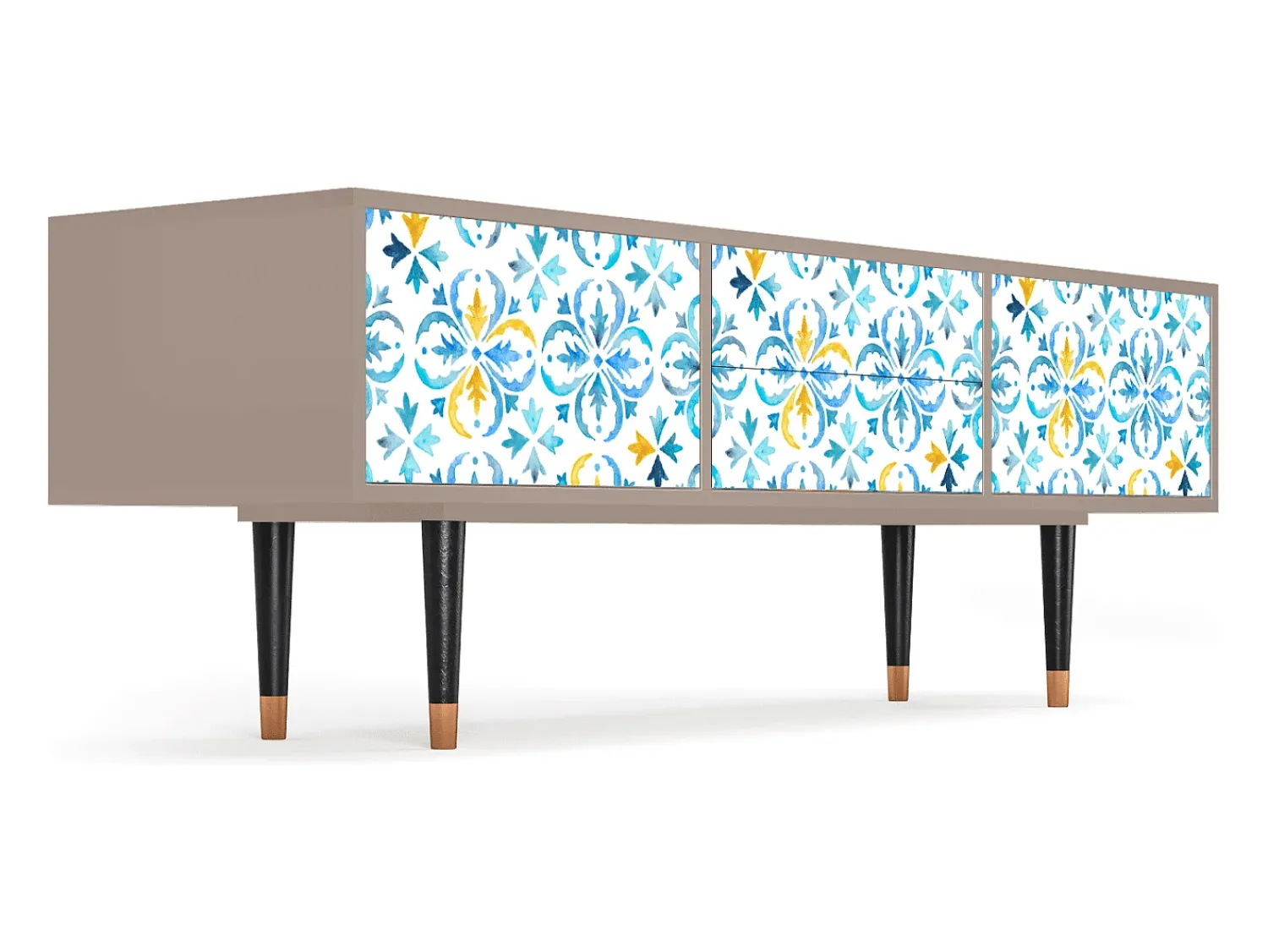 Móvel De Tv* Mueble de TV - 170х59х48 cm - T4 - Lisbon Flover, Latte Bege