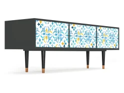 Móvel De Tv* Mueble de TV - 170х59х48 cm - T4 - Lisbon Flover, Antracite Cinza antracite