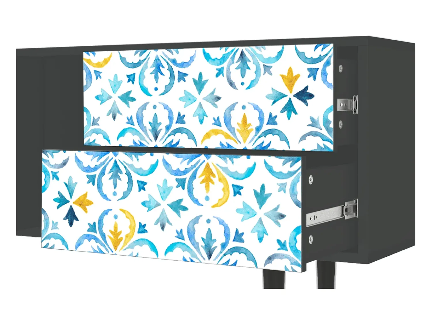 Mueble de TV - 170х69х48 cm - T1 - Lisbon Flover, Antracite^ Móvel De Tv