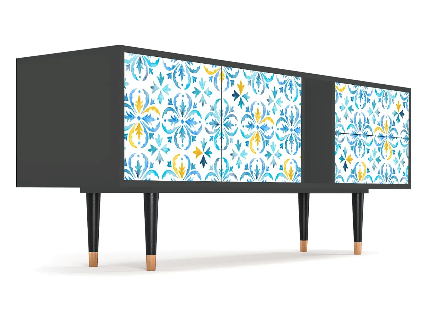 Mueble de TV - 170х69х48 cm - T1 - Lisbon Flover, Antracite^ Móvel De Tv