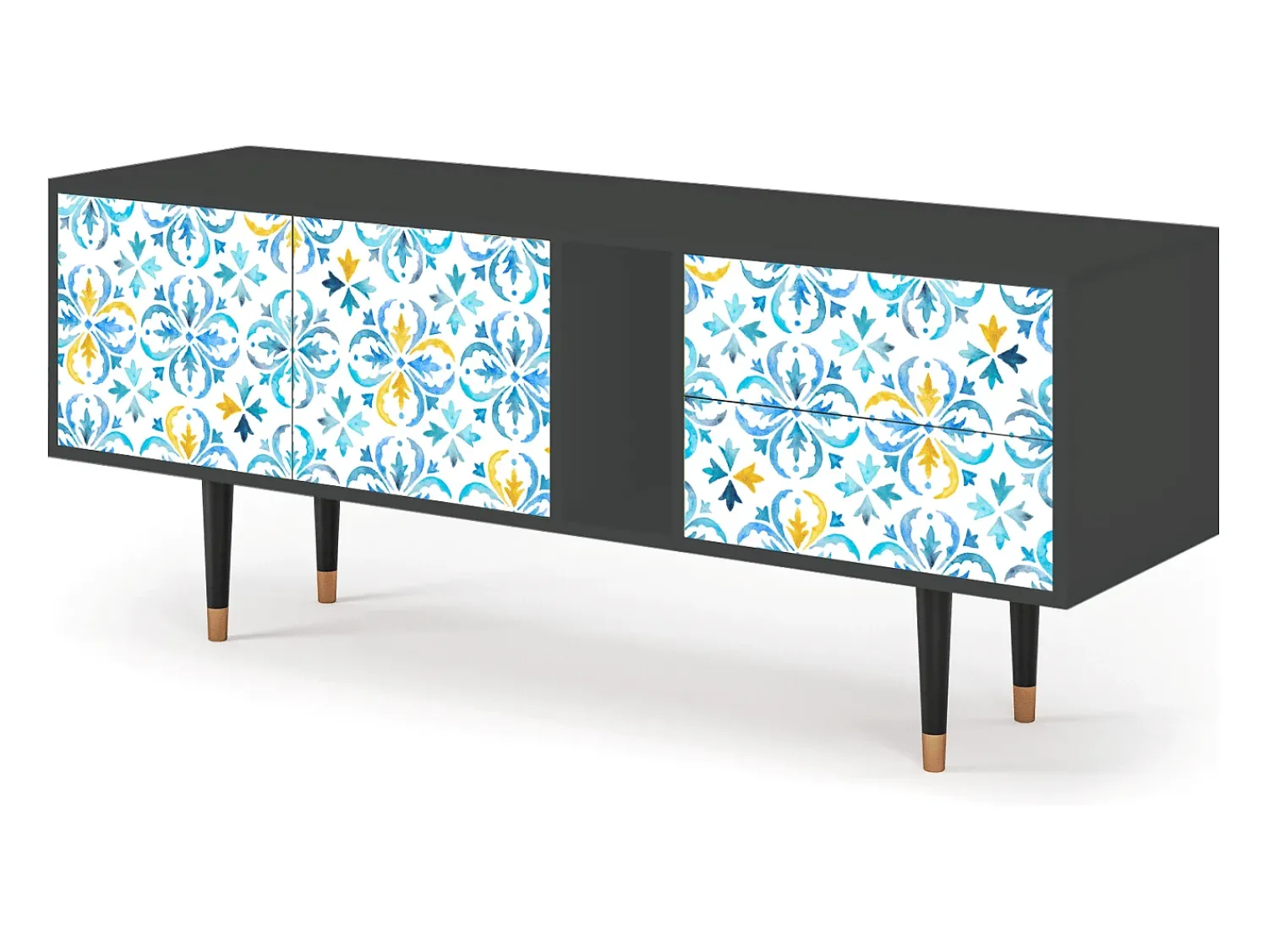Mueble de TV - 170х69х48 cm - T1 - Lisbon Flover, Antracite^ Móvel De Tv