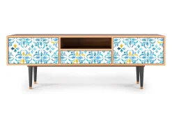 Mueble de TV - 170х59х41 cm - T6 - Lisbon Flover, Nogueira^ Móvel De Tv
