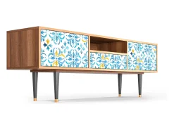 Mueble de TV - 170х59х41 cm - T6 - Lisbon Flover, Nogueira^ Móvel De Tv