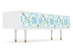 Móvel De Tv* Mueble de TV - 170х59х48 cm - T4 - Lisbon Flover, Branco Bege