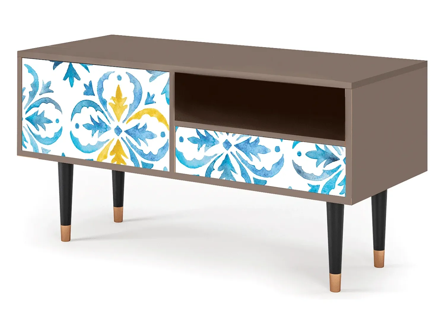 Mueble de TV - 115х59х48 cm - T3 - Lisbon Flover, Latte^ Móvel De Tv