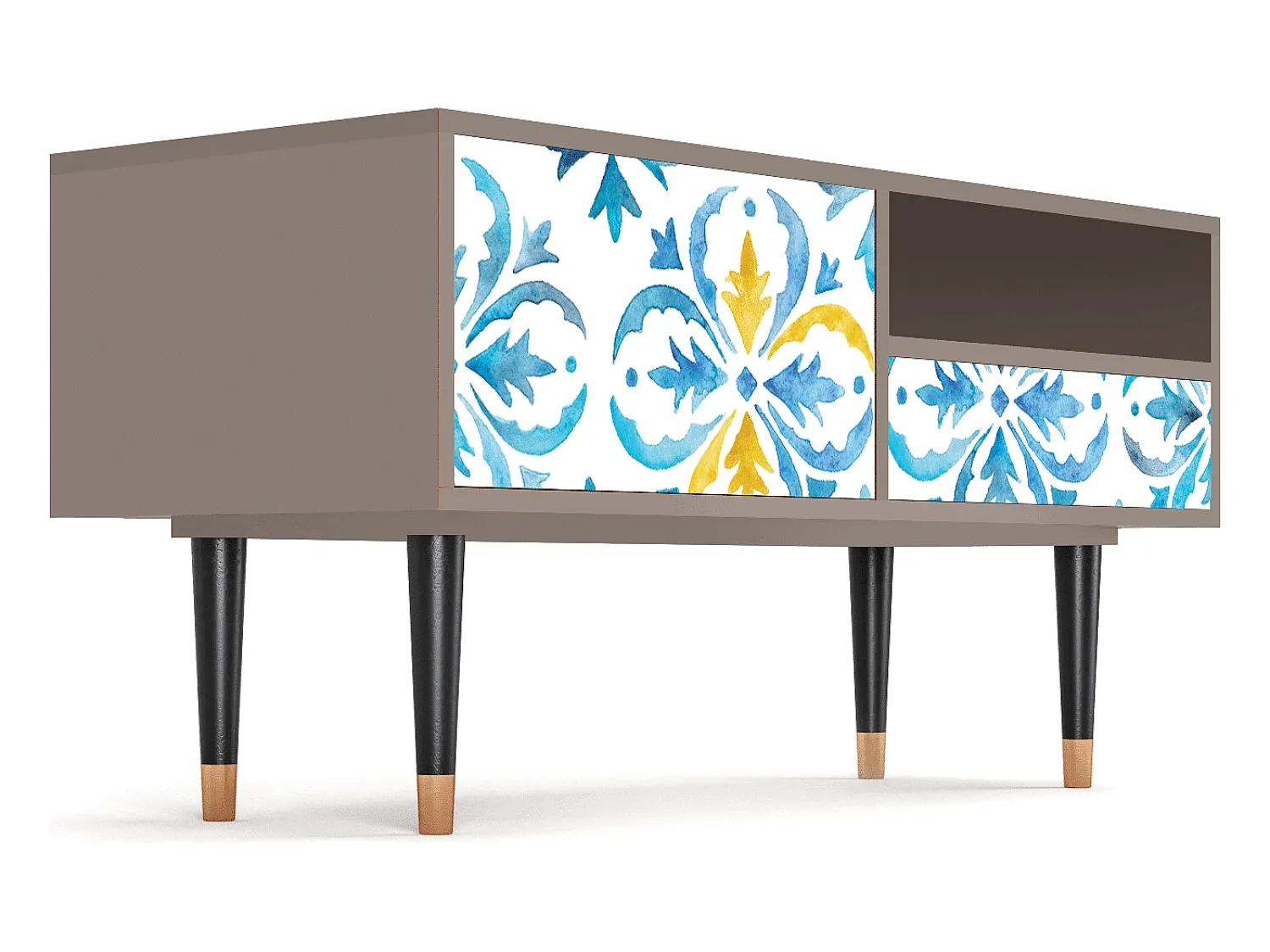 Mueble de TV - 115х59х48 cm - T3 - Lisbon Flover, Latte^ Móvel De Tv