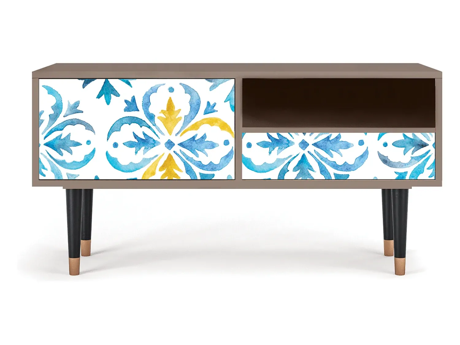 Mueble de TV - 115х59х48 cm - T3 - Lisbon Flover, Latte^ Móvel De Tv