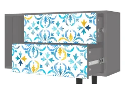 Mueble de TV - 170х69х48 cm - T1 - Lisbon Flover, Cinza^ Móvel De Tv