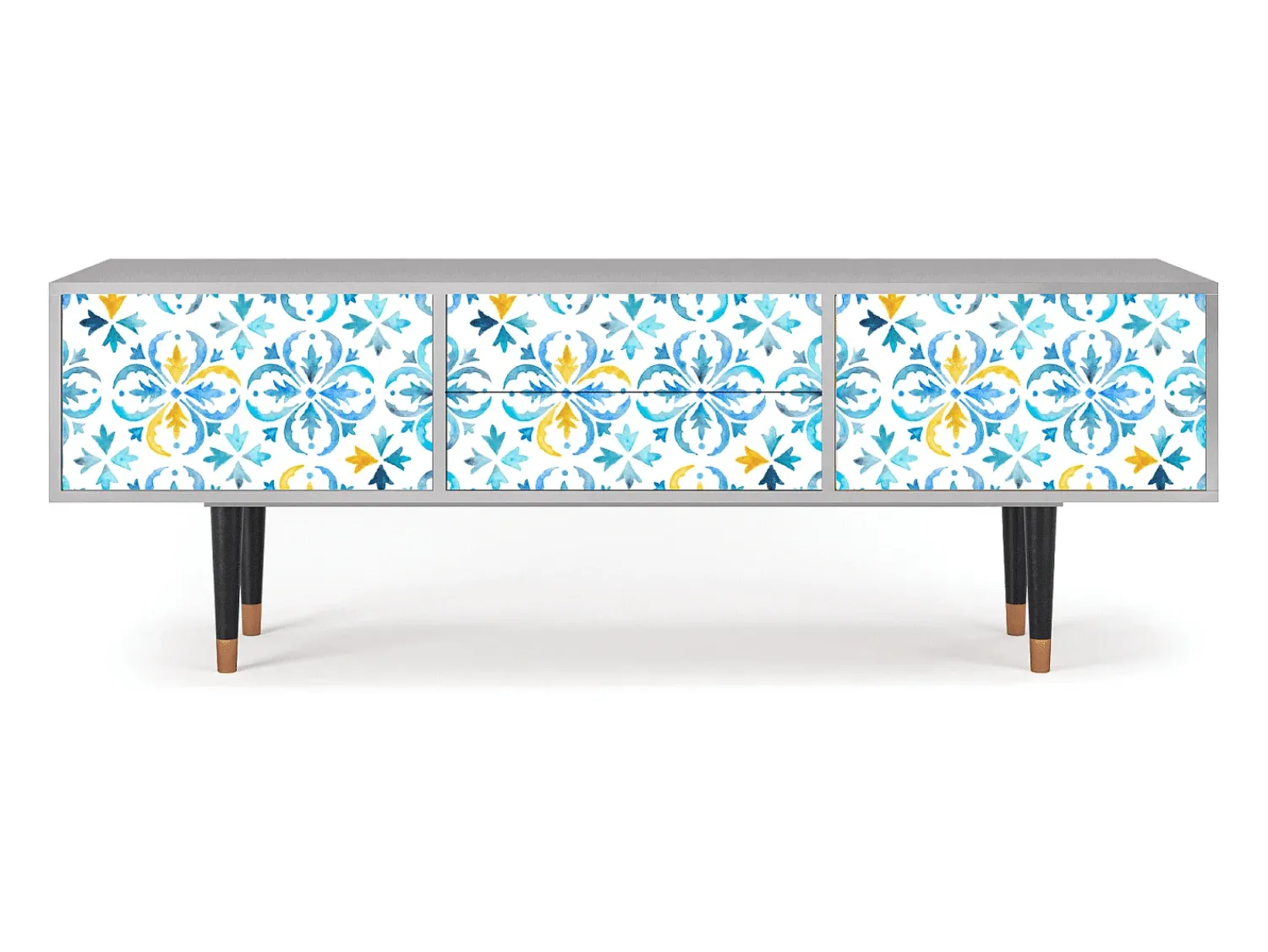 Móvel De Tv| Mueble de TV - 170х59х48 cm - T4 - Lisbon Flover, Cinza Cinzento
