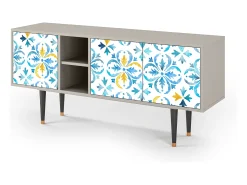 Móvel De Tv| Mueble de TV - 150х69х41 cm - T5 - Lisbon Flover, Areia Bege