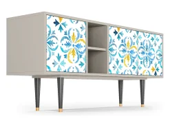Móvel De Tv| Mueble de TV - 150х69х41 cm - T5 - Lisbon Flover, Areia Bege