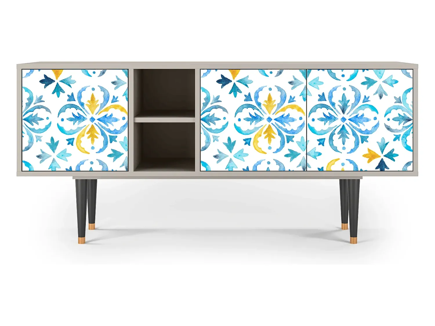 Móvel De Tv| Mueble de TV - 150х69х41 cm - T5 - Lisbon Flover, Areia Bege
