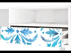 Móvel De Tv| Mueble de TV - 115х59х48 cm - T3 - Lisbon Flover, Branco Bege
