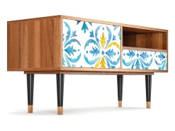 Mueble de TV - 115х59х48 cm - T3 - Lisbon Flover, Nogueira^ Móvel De Tv