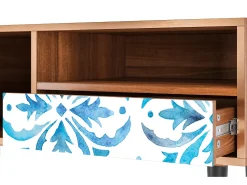 Mueble de TV - 115х59х48 cm - T3 - Lisbon Flover, Nogueira^ Móvel De Tv