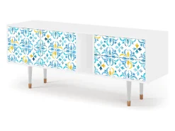 Móvel De Tv* Mueble de TV - 170х69х48 cm - T1 - Lisbon Flover, Branco Bege