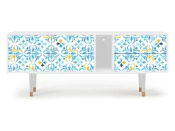 Móvel De Tv* Mueble de TV - 170х69х48 cm - T1 - Lisbon Flover, Branco Bege