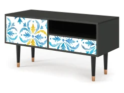 Mueble de TV - 115х59х48 cm - T3 - Lisbon Flover, Antracite^ Móvel De Tv