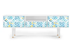 Online Mueble de TV - 170х59х41 cm - T6 - Lisbon Flover, Branco Bege