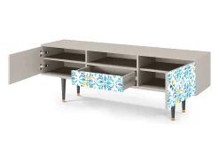 Móvel De Tv* Mueble de TV - 170х59х41 cm - T6 - Lisbon Flover, Areia Bege