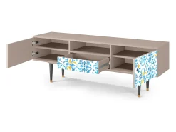 Móvel De Tv| Mueble de TV - 170х59х41 cm - T6 - Lisbon Flover, Latte Bege