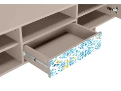 Móvel De Tv| Mueble de TV - 170х59х41 cm - T6 - Lisbon Flover, Latte Bege