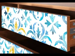 Sale Mueble de TV - 170х59х48 cm - T4 - Lisbon Flover, Nogueira Castanho