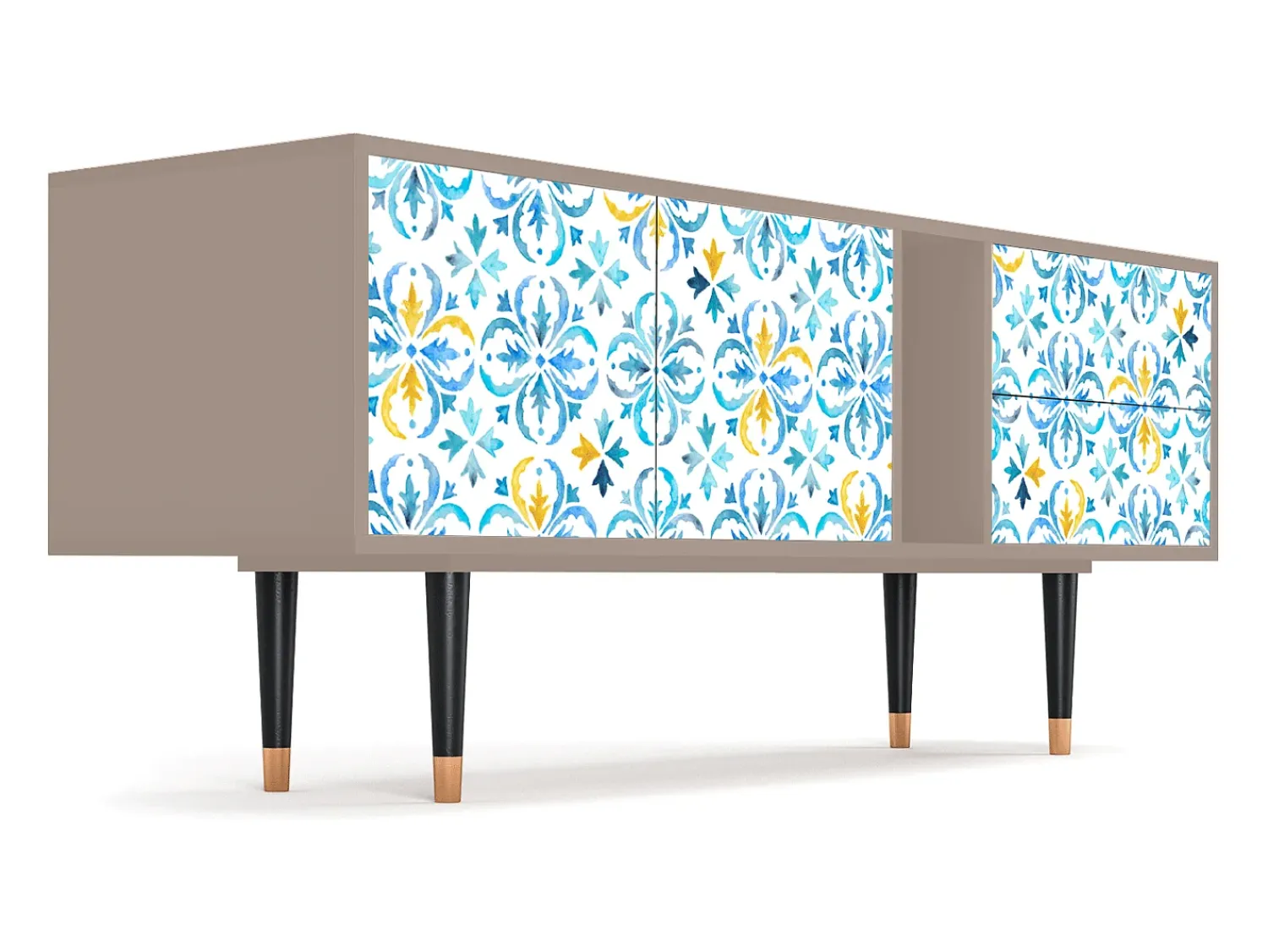 Móvel De Tv* Mueble de TV - 170х69х48 cm - T1 - Lisbon Flover, Latte Bege