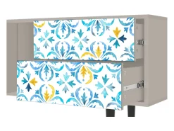 Móvel De Tv| Mueble de TV - 170х69х48 cm - T1 - Lisbon Flover, Areia Bege