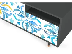 Mueble de TV - 125х56х41 cm - T7 - Lisbon Flover, Antracite^ Móvel De Tv
