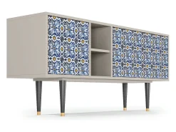 Best Mueble de TV - 150х69х41 cm - T5 - Lovely Cornflowers, Areia Bege