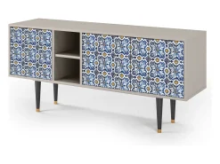Best Mueble de TV - 150х69х41 cm - T5 - Lovely Cornflowers, Areia Bege