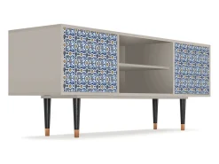 Móvel De Tv* Mueble de TV - 170х69х48 cm - T2 - Lovely Cornflowers, Areia Bege