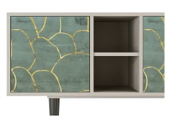 Mueble de TV - 150х69х41 cm - T5 - Magnificent Water Lily, Areia^ Móvel De Tv