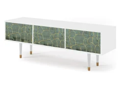 Sale Mueble de TV - 170х59х48 cm - T4 - Magnificent Water Lily, Branco Bege