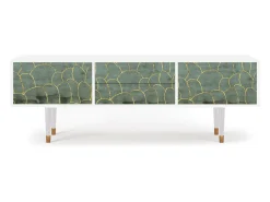 Sale Mueble de TV - 170х59х48 cm - T4 - Magnificent Water Lily, Branco Bege