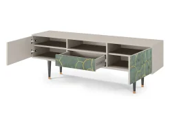Clearance Mueble de TV - 170х59х41 cm - T6 - Magnificent Water Lily, Areia Bege