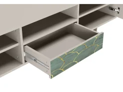 Clearance Mueble de TV - 170х59х41 cm - T6 - Magnificent Water Lily, Areia Bege