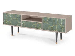 Clearance Mueble de TV - 170х59х41 cm - T6 - Magnificent Water Lily, Areia Bege