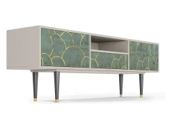 Clearance Mueble de TV - 170х59х41 cm - T6 - Magnificent Water Lily, Areia Bege