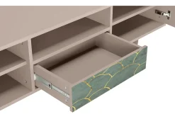 Móvel De Tv| Mueble de TV - 170х59х41 cm - T6 - Magnificent Water Lily, Latte Bege