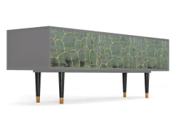 Mueble de TV - 170х59х48 cm - T4 - Magnificent Water Lily, Cinza^ Móvel De Tv