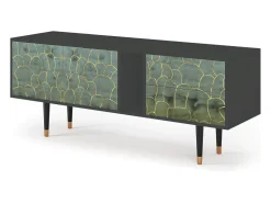 Mueble de TV - 170х69х48 cm - T1 - Magnificent Water Lily, Antracite^ Móvel De Tv