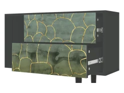 Mueble de TV - 170х69х48 cm - T1 - Magnificent Water Lily, Antracite^ Móvel De Tv