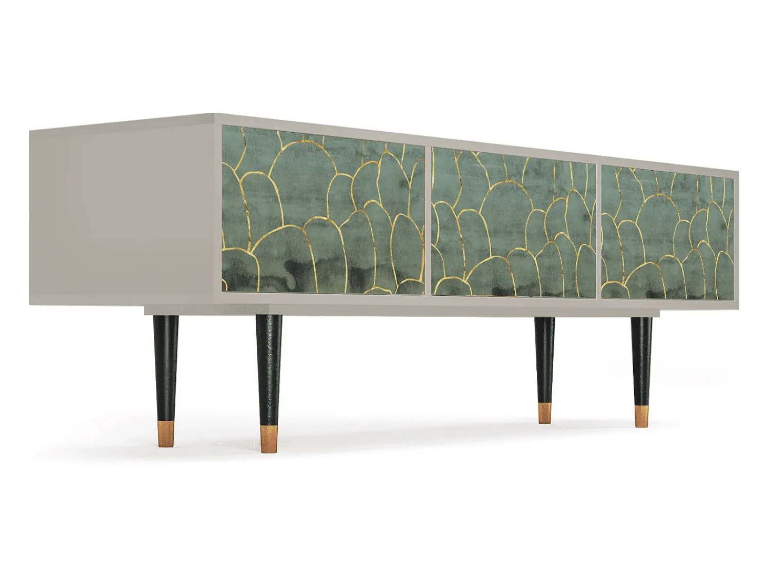 Mueble de TV - 170х59х48 cm - T4 - Magnificent Water Lily, Areia^ Móvel De Tv