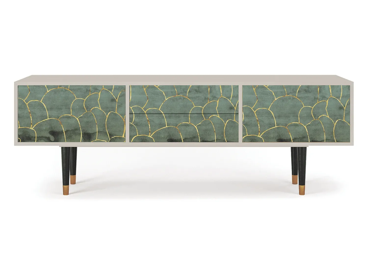Mueble de TV - 170х59х48 cm - T4 - Magnificent Water Lily, Areia^ Móvel De Tv
